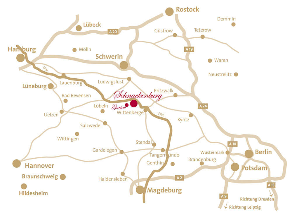 Lageplan Schnackenburg